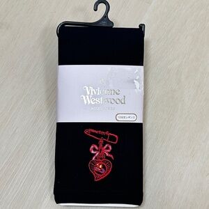 Vivienne Westwood Culture Heart Embroidery Tights Stockings